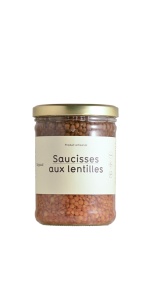 Saucisses aux lentilles