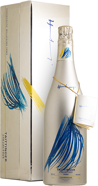 Taittinger Collection „Hans Hartung“ Brut 1986 mit Geschenkbox 