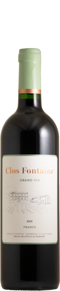 Côtes de Francs  Clos Fontaine 1er Vin 2020 