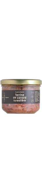 Terrine de canard forestiere ARGAUD 